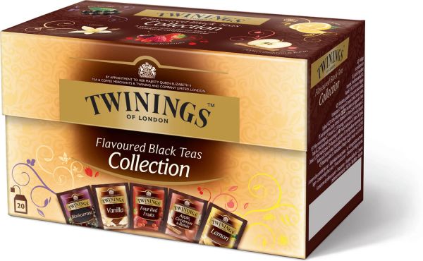 Twinings Flavoured Black Teas Collection, 20 Teebeutel (40 g)