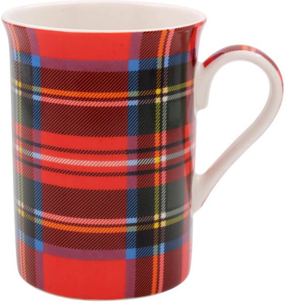 Becher Royal Stewart Tartan, schmale Form