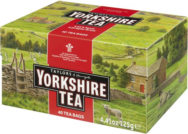 Yorkshire Tea, 40 Teebeutel (125 g)
