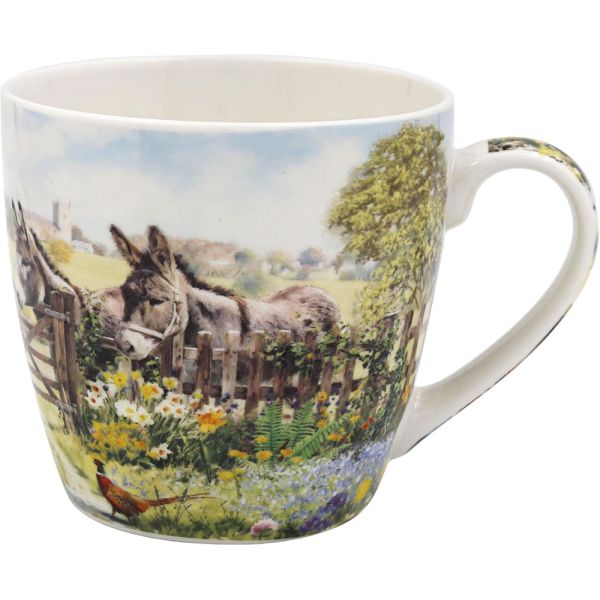 Becher Donkey Farm - Eselfarm, Breakfast Mug XL