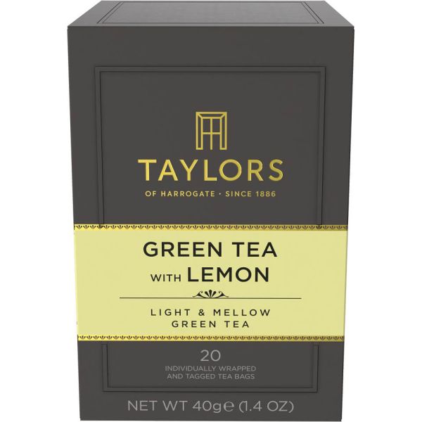Taylors of Harrogate Green Tea With Lemon, 20 Teebeutel (40 g)
