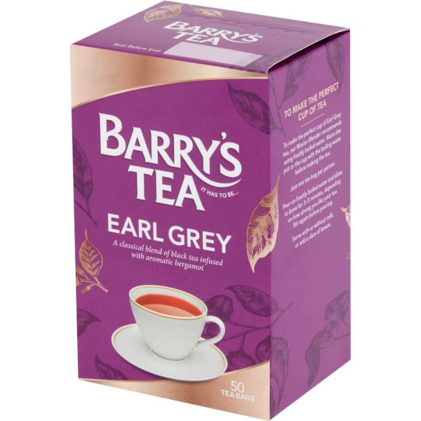 Barrys Tea Earl Grey, 50 Teebeutel (125 g)