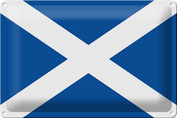 Blechschild Saltire Schottland