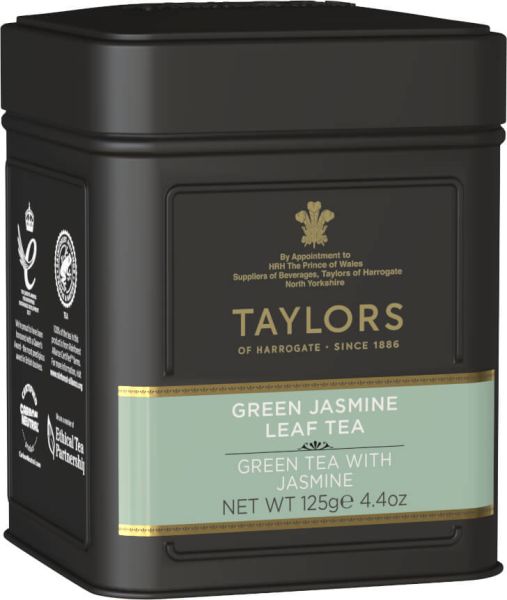 Taylors of Harrogate Green Tea Jasmine, loser Tee, Dose, 125 g