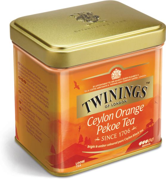 Twinings Ceylon Orange Pekoe Tee, loser Tee, Dose (100 g)