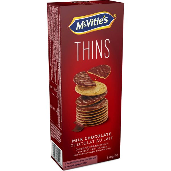 McVities Thins Milk Chocolate