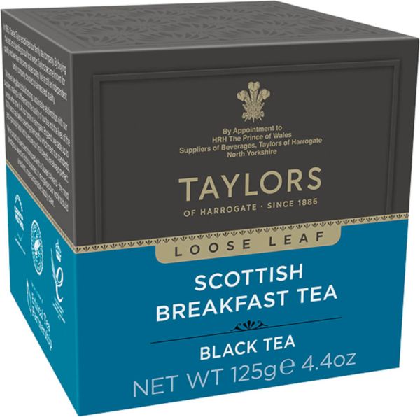 Taylors of Harrogate Scottish Breakfast Tea, loser Tee, 125 g