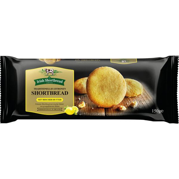 The Irish Shortbread Company Shortbread mit Zitronengeschmack, 150 g