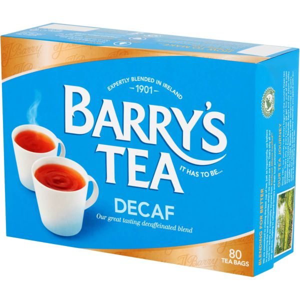 Barrys Tea Decaf (entkoffeiniert), 80 Teebeutel (250 g)