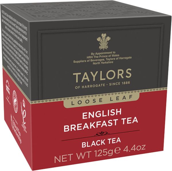 Taylors of Harrogate English Breakfast Tea, loser Tee, 125 g