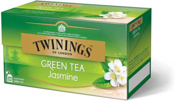 Twinings Green Tea Jasmine, Grüner Tee Jasmin, 25 Teebeutel (45 g)