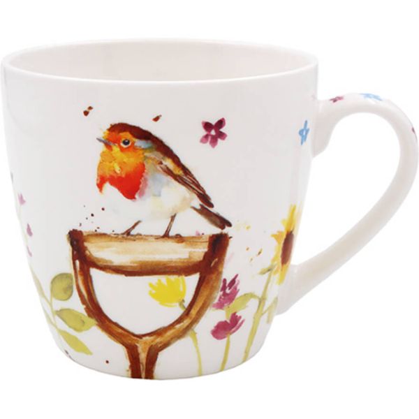 Becher Robin - Rotkehlchen, Jennifer Rose, Breakfast Mug XL