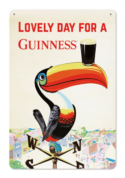 Blechschild Guinness Tukan