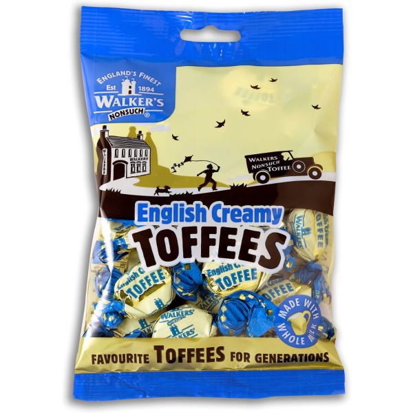 Walker's Nonsuch English Creamy Toffees, 150 g