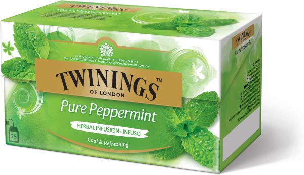 Twinings Pure Peppermint Tee, 25 Teebeutel (50 g)