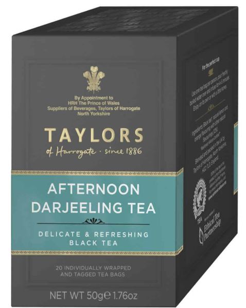 Taylors of Harrogate Afternoon Darjeeling Tea, 20 Teebeutel (50 g)