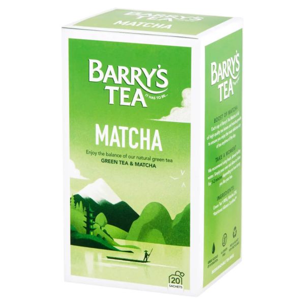 Barrys Tea Matcha, 20 Teebeutel (30 g)