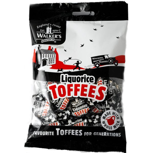 Walker's Nonsuch Liquorice Toffees, 150 g