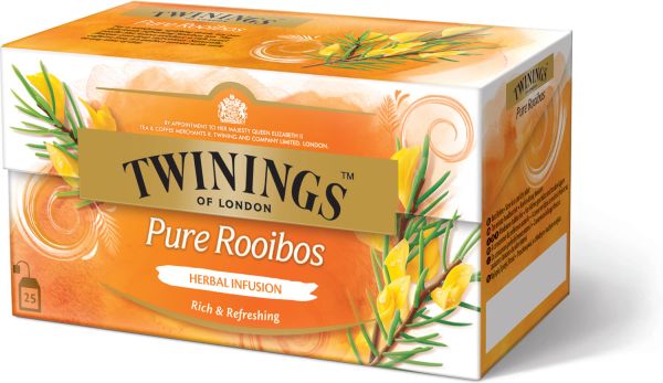Twinings Pure Rooibos Tee, 25 Teebeutel (50 g)