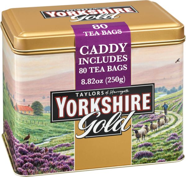 Yorkshire Gold Tea, 80 Teebeutel (250 g), Dose