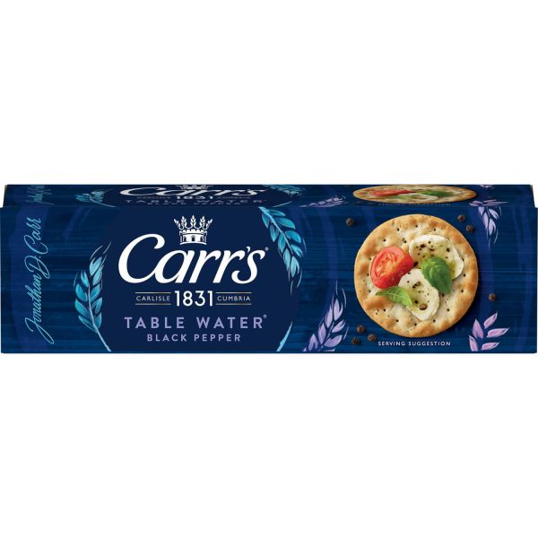 Carrs Table Water Black Pepper Crackers
