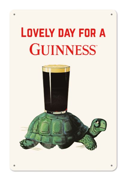 Blechschild Guinness Schildkröte