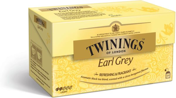 Twinings Earl Grey Tee, 25 Teebeutel (50 g)