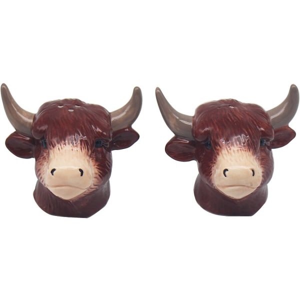 Salz- und Pfeffer-Streuer Highland Cow