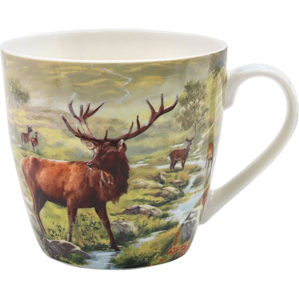 Becher Highland Stag - Hochland Hirsch, Breakfast Mug XL